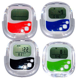 นาฬิกาดิจิตอล SILENT 3D G18 Pedometer ขั้นตอนที่แคลอรี่ที่มีโลโก้ที่กำหนดเอง