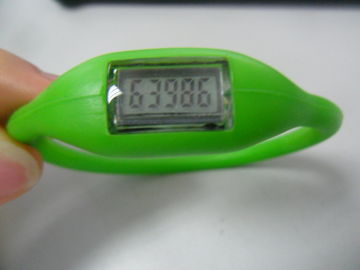 โปรโมชั่นยางซิลิโคนสายรัดข้อมือ Pedometer นาฬิกามัลติฟังก์ชั่เคลื่อนไหวซิลิโคนสายรัดข้อมือนาฬิกา