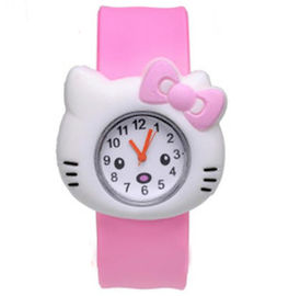ของขวัญน่ารัก Hello Kitty เด็ก Boy Girl ซิลิโคนสายรัดข้อมือนาฬิกาข้อมือนาฬิกาวันเกิด