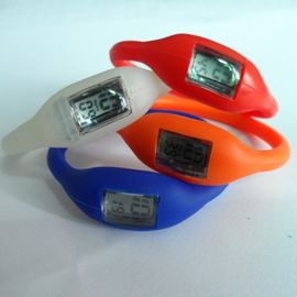 PMS สีซิลิโคนสายรัดข้อมือนาฬิกายาง Jelly ไอออนประจุลบนาฬิกาข้อมือด้วยผ้าไหมหน้าจอพิมพ์