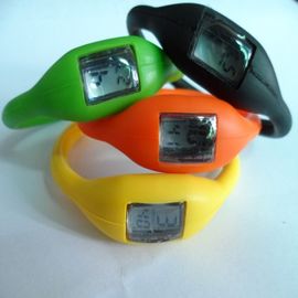 สายรัดข้อมือซิลิโคน Unisex นาฬิกากีฬายาง Jelly ไอออนกันน้ำสร้อยข้อมือนาฬิกาข้อมือ