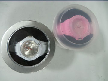 ปู่วงซิลิโคนสายรัดข้อมือนาฬิกา Soft Smart LED สัมผัสดูหน้าจอ, 1 บรรยากาศกันน้ำ