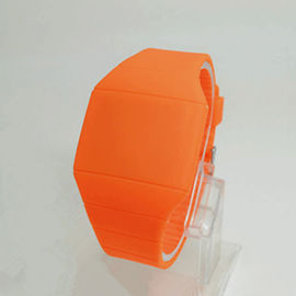 Touch Screen ซิลิโคน LED Watch สร้างสรรค์นาฬิกาควอตซ์สำหรับนักศึกษา