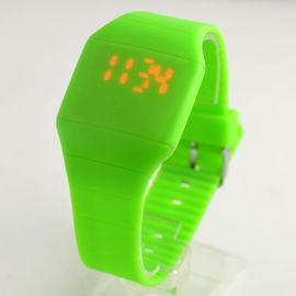 Touch Screen ซิลิโคน LED Watch สร้างสรรค์นาฬิกาควอตซ์สำหรับนักศึกษา