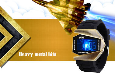 มัลติฟังก์ชั่นาฬิกาดิจิตอล Unisex EL Backlight 3 ATM ทหารนาฬิกาข้อมือ