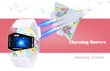 มัลติฟังก์ชั่นาฬิกาดิจิตอล Unisex EL Backlight 3 ATM ทหารนาฬิกาข้อมือ