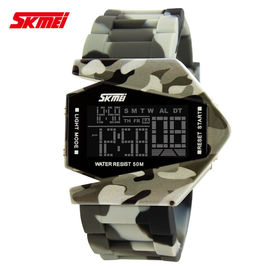 Skmei ยี่ห้อเครื่องบิน Camo มัลติฟังก์ชั่นาฬิกาดิจิตอลในสต็อก