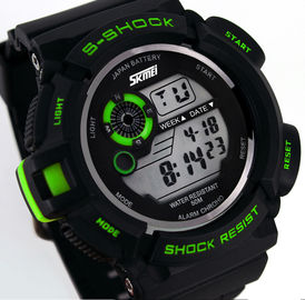 5OM น้ำทน Chronograph EL Backlight นาฬิกาดิจิตอลมัลติฟังก์ชั่