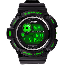 5OM น้ำทน Chronograph EL Backlight นาฬิกาดิจิตอลมัลติฟังก์ชั่