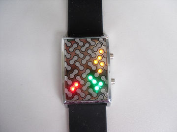 ซอฟท์กำหนดเอง LED ซิลิโคนสายรัดข้อมือนาฬิกากันน้ำป้องกันสกปรก
