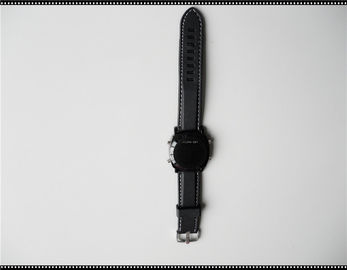 ส่วนบุคคลสีดำซิลิโคน LED Watch ด้วยผ้านุ่มซิลิโคนสายคล้องคอ