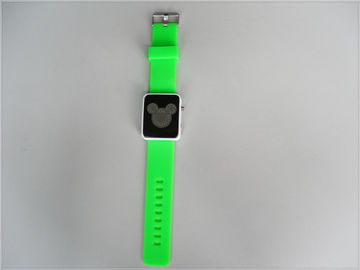 กรีนซิลิโคนสายรัดข้อมือนาฬิกากันน้ำ, ดิจิตอลมิกกี้เมาส์ watchs