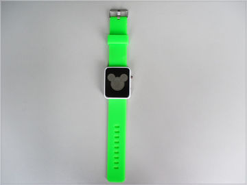 กรีนซิลิโคนสายรัดข้อมือนาฬิกากันน้ำ, ดิจิตอลมิกกี้เมาส์ watchs
