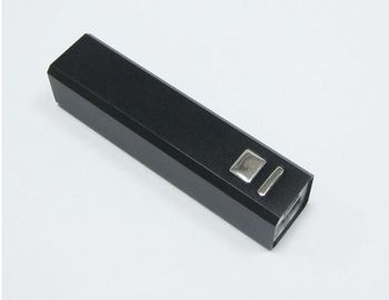 2600mAh โลหะไฟ USB ธนาคารแบบพกพาสีแดงสีชมพูสีเขียวสีดำสีเงิน