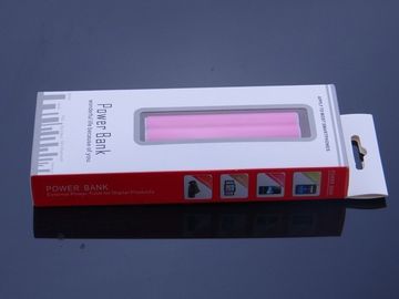 รูปหัวใจลิปสติก USB Power ธนาคารแบบพกพาสำหรับ iPhone / iPod, ที่มีสีสัน