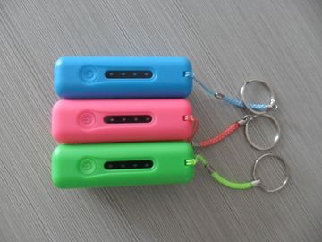 2600mAh USB Power ธนาคารพกพาที่มีไฟ LED สีแดง / ชมพู / เขียว