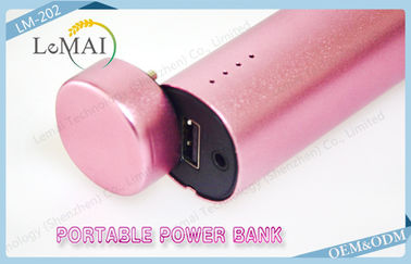 มาร์ทโฟนของ Universal Power ธนาคารพกพาที่มีลำโพงในสีชมพู 5V
