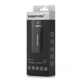 ท่อกลมบาง Portable Power Bank 5000mAh สำหรับ Samsung Galaxy S5 LG G3