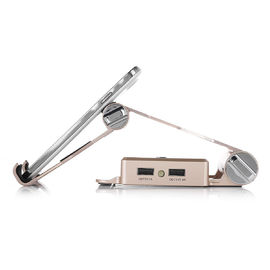 10400mAh Portable Stand ใส่แบตเตอรี่ชาร์จไฟ USB ธนาคารสำหรับโทรศัพท์มือถือ