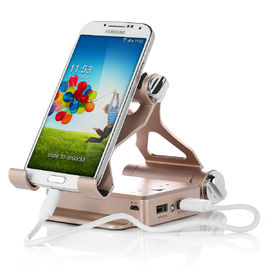 10400mAh Portable Stand ใส่แบตเตอรี่ชาร์จไฟ USB ธนาคารสำหรับโทรศัพท์มือถือ