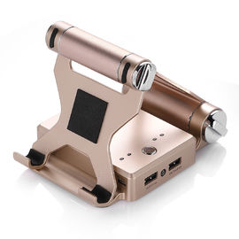 10400mAh Portable Stand ใส่แบตเตอรี่ชาร์จไฟ USB ธนาคารสำหรับโทรศัพท์มือถือ