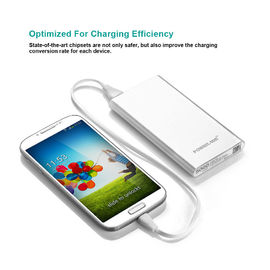 สีขาวขนาดกะทัดรัด Samsung Galaxy รวดเร็วชาร์จ Portable Power Bank 5000mAh 5V 1A เอาท์พุท