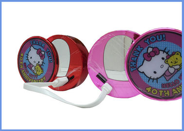 ที่มีสีสัน LI-Polymer พลังงานธนาคาร 6000mAh พร้อมกระจกและคิตตี้รูปที่ชาร์จแบตเตอรี่