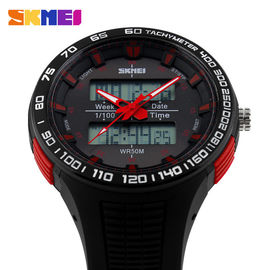 นักศึกษาอนาล็อกนาฬิกาดิจิตอล, 52mm Case ผู้ชายนาฬิกาชั่วโมงกลางแจ้ง