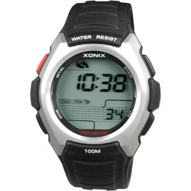 แคลอรี่ Pedometer นาฬิกาสำหรับผู้หญิงขั้นตอนที่เคาน์เตอร์ / ดิจิตอลนาฬิกาข้อมือควอตซ์
