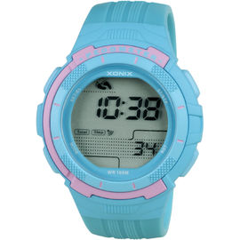 กีฬาขั้นตอนที่เคาน์เตอร์นาฬิกาดิจิตอล Pedometer สำหรับผู้ชายที่มีสายรัดข้อมือ