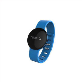ซิลิโคนกีฬาสมาร์ทสปอร์ตสร้อยข้อมือฟิตเนส / บลูทู ธ เพื่อสุขภาพ Pedometer นาฬิกา