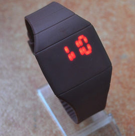 Unisex LED ดิจิตอลนาฬิกาข้อมือสีดำสำหรับของขวัญคริสต์มาส, สร้อยข้อมือ Faceless LED Watch