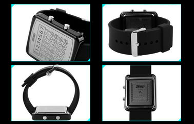 EL Backlight LED นาฬิกาดิจิตอล, เครื่องคิดเลขแบบ Dial นาฬิกากระจก