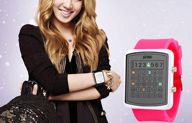 EL Backlight LED นาฬิกาดิจิตอล, เครื่องคิดเลขแบบ Dial นาฬิกากระจก