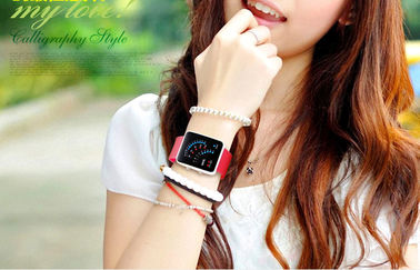 สีดำ 12/24 ชั่วโมง LED ดิจิตอล Case นาฬิกาข้อมือโลหะผสมสำหรับวัยรุ่น
