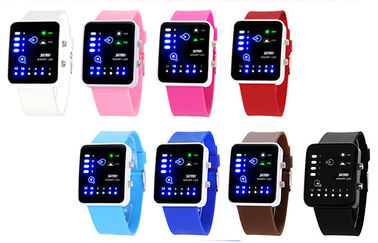 เลดี้กันกระแทก LED ดิจิตอลนาฬิกาข้อมือ, นาฬิกา Antimagnetic ไบนารี