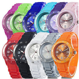 โปรโมชั่นสายรัดซิลิโคนที่กำหนดเอง Unisex นาฬิกาสร้อยข้อมือ 43mm ด้วย Adjudable สายคล้องคอ