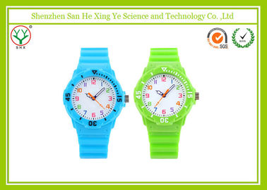 ที่มีสีสันการ์ตูนกันน้ำนาฬิกาดิจิตอลวงซิลิโคนสำหรับเด็ก