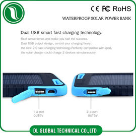 พลังงานแสงอาทิตย์กันน้ำแบบพกพามือถือพลังงานธนาคาร 4000amh 5000mAh