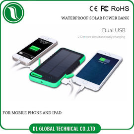พลังงานแสงอาทิตย์กันน้ำแบบพกพามือถือพลังงานธนาคาร 4000amh 5000mAh