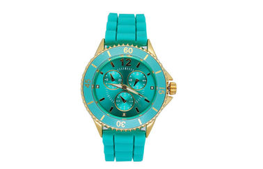 นาฬิกาข้อมือทนอินเทรนด์ซิลิโคนสายรัดข้อมือนาฬิกา Unisex น้ำ