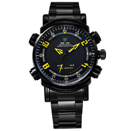 WH-1101B2 อะนาล็อกเป็นดิจิตอลจอแสดงผล LED ของผู้ชายกีฬาควอตซ์ข้อมือนาฬิกากองทัพ